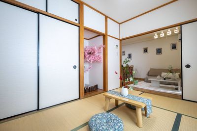 浅草エリア・広々和モダンルームの室内の写真