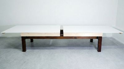 切断用テーブル（ジグソー・糸鋸・丸ノコ用の切断テーブル。板の直線カット等に便利） - アトリエ「Atelier-T」(大宮・三橋) 木工・塗装・撮影 OK の制作アトリエの設備の写真