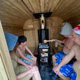 バレルサウナ - NAGONO WORK BAR & SAUNA AOU no MORI【NIWA 】の設備の写真