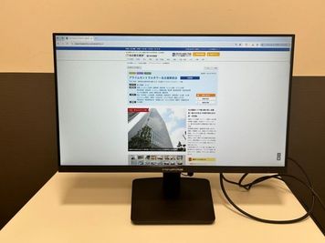 24インチ モニター（MF24X3A）
HDMI・Type-Cへの変換アダプター付き - 名古屋会議室 プライムセントラルタワー名古屋駅前店 第22会議室の室内の写真