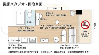 POI POI（ポイポイ）錦糸町1 完全貸切のレンタルスペース 錦糸町✨人気の北欧風インテリアの室内の写真