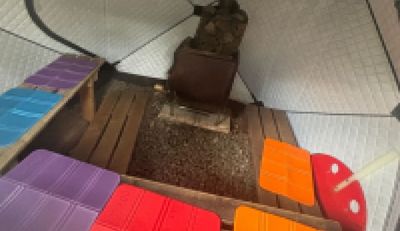 テントサウナ - NAGONO WORK BAR & SAUNA AOU no MORI【NIWA 】の設備の写真