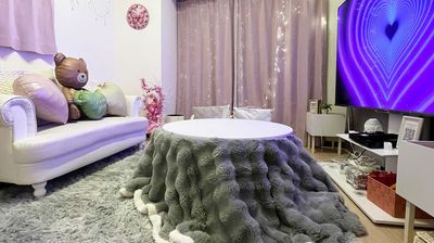 〖期間限定〗バレンタイン装飾×こたつでほっこりパーティー🎂名古屋駅7分🚶‍♀️最大6名🙆‍♀️75㌅大型TV - Sunriseグランデール名古屋