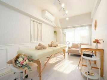 【08💐癒し韓国インテリア/ 完全貸切のプライベートサロン】💆‍♀️リラク・整体・ネイル/面貸し✂️エレベーター有✨ 20㎡ - POI POI（ポイポイ）錦糸町1