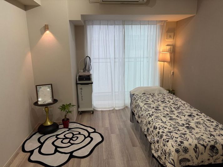 レンタルエステサロン(女性専用) ハイパーナイフ、毛穴吸引、EMS完備のプライベートエステサロンの室内の写真