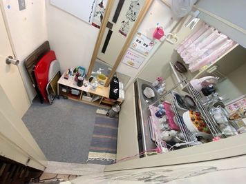 撮影中にお着替えする為に使える1人用の簡易更衣スペースです。 - 撮影スタジオ　スタジオハムスター２匹目 【商用利用】貸切りレンタル撮影スタジオ　スタジオハムスター２匹目のその他の写真