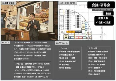 会議・研修会　例 - メトロシティ小伝馬町２０２　Ｃｒａｆｔ　ｄｉｐ　３ｎｏｗａ 日本橋小伝馬町　Craftdip 3nowa　レストランカフェ　のその他の写真