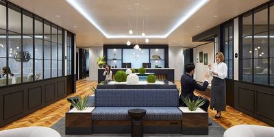 リージャス会議室 Signature 日比谷ファースト コワーキングデスクの室内の写真