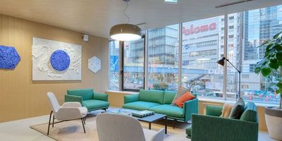 リージャス会議室 SPACES新宿 オフィススペース（個室）の室内の写真