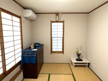 【一軒家サロンの和室】New Open!  閑静な高級住宅街。着物の着付けなど。落ち着いた雰囲気。スタッフ常駐。お下見歓迎。 - レンタルスペース　エルマール