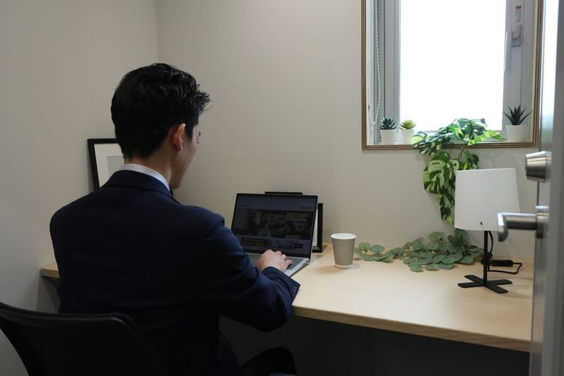 BasisPoint 西新宿店 1名個室B／ワークボックスの室内の写真