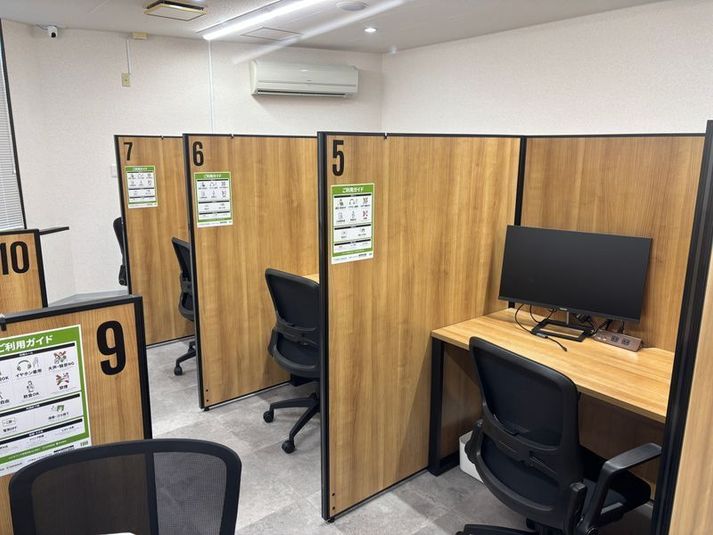 【モニターあり】ドア付き半個室No.21 - いいオフィス青梅河辺 by 95NJ