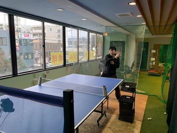 【マシン付き卓球練習場】マシン利用料込み！2人でも利用可(追加料金無し)。澄川駅から徒歩30秒！24h営業。ジムも使える。 - トゥラノ◎24hゴルフ・卓球・ジム・レンタルルーム