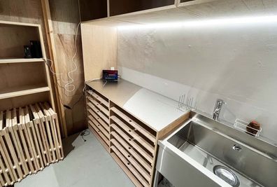 作業台・シンク - PARALLEL CROSS GALLERY レンタルギャラリーの室内の写真