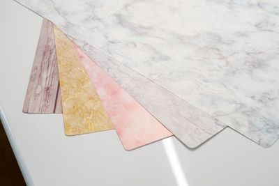 SNS用の写真を撮る際などにご活用ください。大理石風やレンガ調などさまざまな種類があります。 - ネイル専用シェアサロンMieux 【関内駅徒歩2分】ネイル専用レンタルサロンMieux Cブースの設備の写真