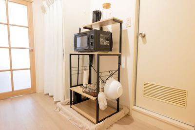 レンジ・電気ケトル・食器類 - レンタルサロンtreat自由が丘店 完全個室プライベートサロンの設備の写真