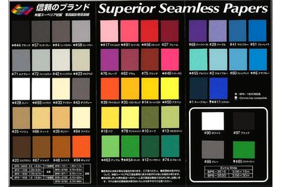 バックペーパー 2.72 x 5.5m、オプションでご使用可能。 - Studio ZONA 市ヶ谷店 Studio ZONA 市ヶ谷店 白ホリ撮影スタジオの設備の写真