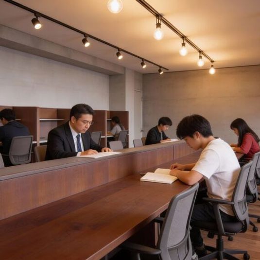 カフェラウンジ - 勉強カフェ大阪上本町ANNEX 勉強カフェ大阪上本町ANNEX（自習や作業専用スペース）の室内の写真