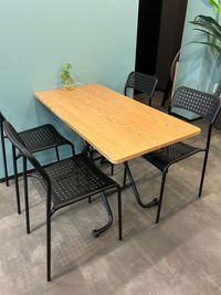 4人掛け木のテーブル 
W110×D55×H70 - T&Space ilmi (イルミ)の設備の写真