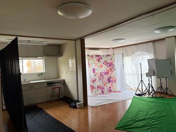 レンタルスペース「If」 If-2 駐車場(3/21,28不可)グリーンバック、和室の室内の写真