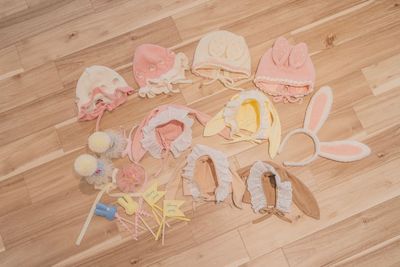 4月30日まで限定！
お子様用身につけアイテムもご用意🐣🧡
※こちらは昨年の画像です。装飾は変更となる可能性がございます。 - BUNNY PARTY🐰(バニーパーティー) milk party 馬喰町店【〜10名様まで】の室内の写真