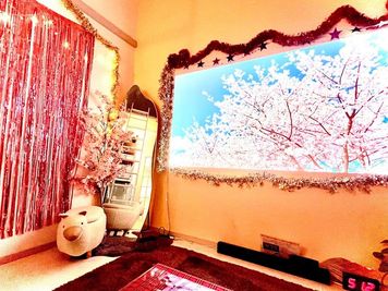 ⚾大画面でのスポーツ観戦可能📣🌸インドア花見📺大迫力4K１００㌅プロジェクター🎦デート💖｜推し活｜女子会｜ - Mare西荻窪