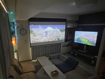 パークサイド天文館302【2号店】 シアタールーム　お気軽スペースAMAN　2号店の室内の写真