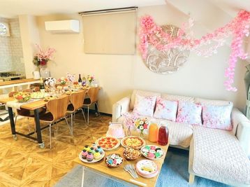 🌸卒園・入学パーティー🎉大画面プロジェクターで思い出動画上映✨ママ会・お祝い会に✨最大15名 - Nemica HOME 蒲田　