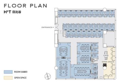 H¹T日比谷 ROOM W 04の室内の写真