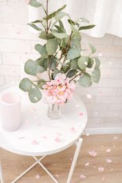 かわいい桜🌸がお迎えしてくれます♪ - セカンドXi川崎パーティスペース ロフト付きホワイトパーティスペース_Bの室内の写真