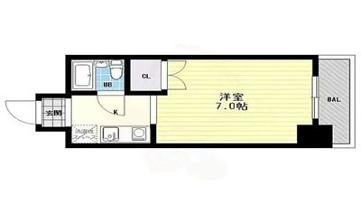 レンスペ京橋 レンスペ京橋306の室内の写真