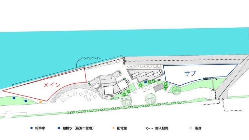 【万代テラス】屋外イベントスペース(メインスペース) - 万代テラス