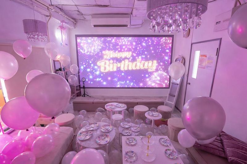 【マテリアル天満】駅近20秒✨150インチ大迫力推し4人迄 - 【マテリアル天満】特大画面スクリーン/撮影/パーティー/24時間