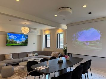 【表参道駅9分｜完全貸切】屋上東京タワー夜景｜駐車場・室内ゴルフ 【表参道駅9分｜完全貸切】屋上からは東京タワーの夜景を一望。の室内の写真