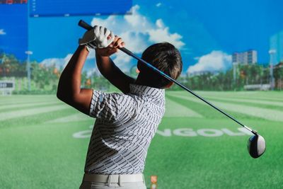 GOLFNEXT24 ユーカリが丘店 Dルーム（OKON）　※レフティ様優先の室内の写真