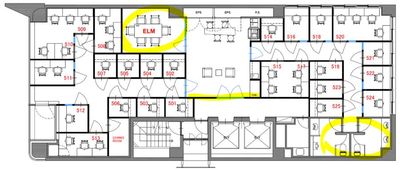 リージャス会議室 オープンオフィス札幌南 ELMの室内の写真