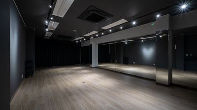 スポットライトだけつけると違った雰囲気で使えます！撮影にピッタリ - レンタルスペースCLOVER レンタルダンススタジオ　CLOVER二条駅店の室内の写真