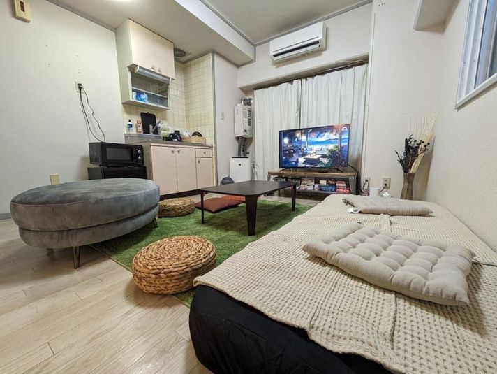 金山駅徒歩1分✨空気清浄機で空間も清潔に✨トーカンマンション金山 ✨空気清浄機で空間も清潔✨金山駅徒歩1分✨トーカンマンション✨の室内の写真