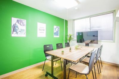 【蒲田駅2分！8名】綺麗な室内！WiFi・大型モニター・ホワイトボード全て無料！ふれあい貸し会議室 蒲田B-GreenAce1 - ふれあいスペース 蒲田一番街
