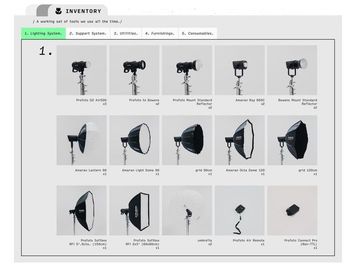 照明機材 - SORAMIMI STUDIO 白ホリ写真スタジオ 元倉庫３R白ホリ写真スタジオの設備の写真