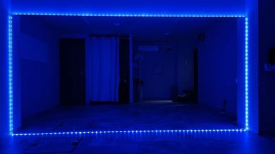 LEDテープ利用時の様子（無料） - レンタルスタジオBio Studio-Bioの室内の写真