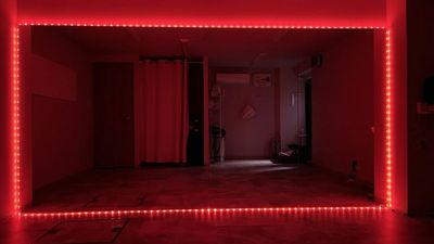 LEDテープ利用時の様子（無料） - レンタルスタジオBio Studio-Bioの室内の写真