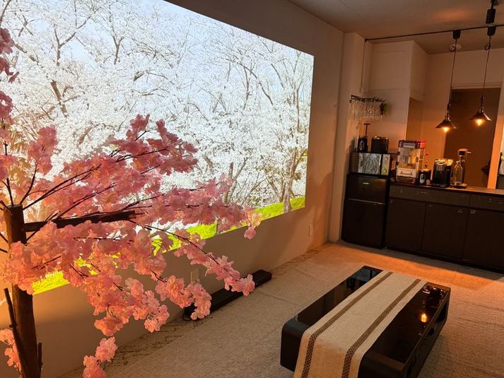 大人の秘密基地🎬120㌅大画面シアター｜高音高画質 - レンタルスペース　シークレットシネマ