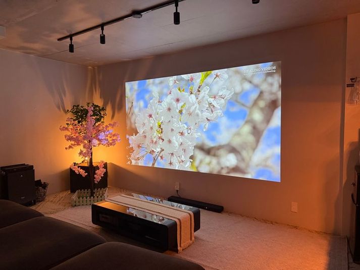 大人の秘密基地🎬120㌅大画面シアター｜高音高画質 - レンタルスペース　シークレットシネマ