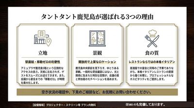 アミュプラザ鹿児島 TANTO TANTO鹿児島　ビジネス＆カフェ利用プランの室内の写真