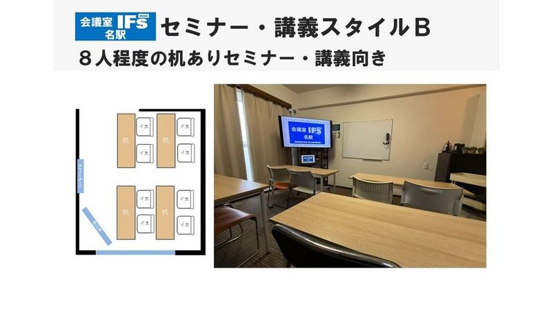 会議室 IFs mini 名駅 安くて便利できれいな会議室♪ - 会議室 IFs mini 名駅