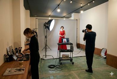 使用例）機材を持ち込み写真スタジオとして - ビジネスクリエーターズ小田原 フリールームの室内の写真