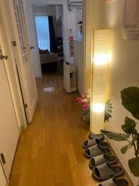 リラクゼーションサロン　レア・ルアン|手ぶらでレンタルサロン レンタルサロン：スペース貸し(草加駅３分)レアルアン施設内の入口の写真