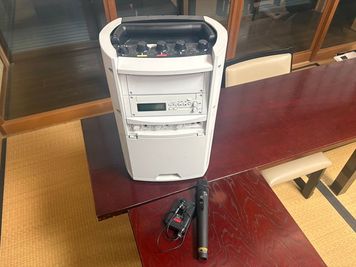 ワイヤレスマイク・スピーカ - 諏訪八幡神社 貸しスペース（神社敷地内の和室）の設備の写真