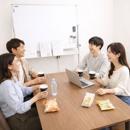 ご利用イメージです。 - Salon Lili+ YAMATO 【31㎡】完全個室｜少人数会議・商談・作業スペース（大和駅3分）の室内の写真